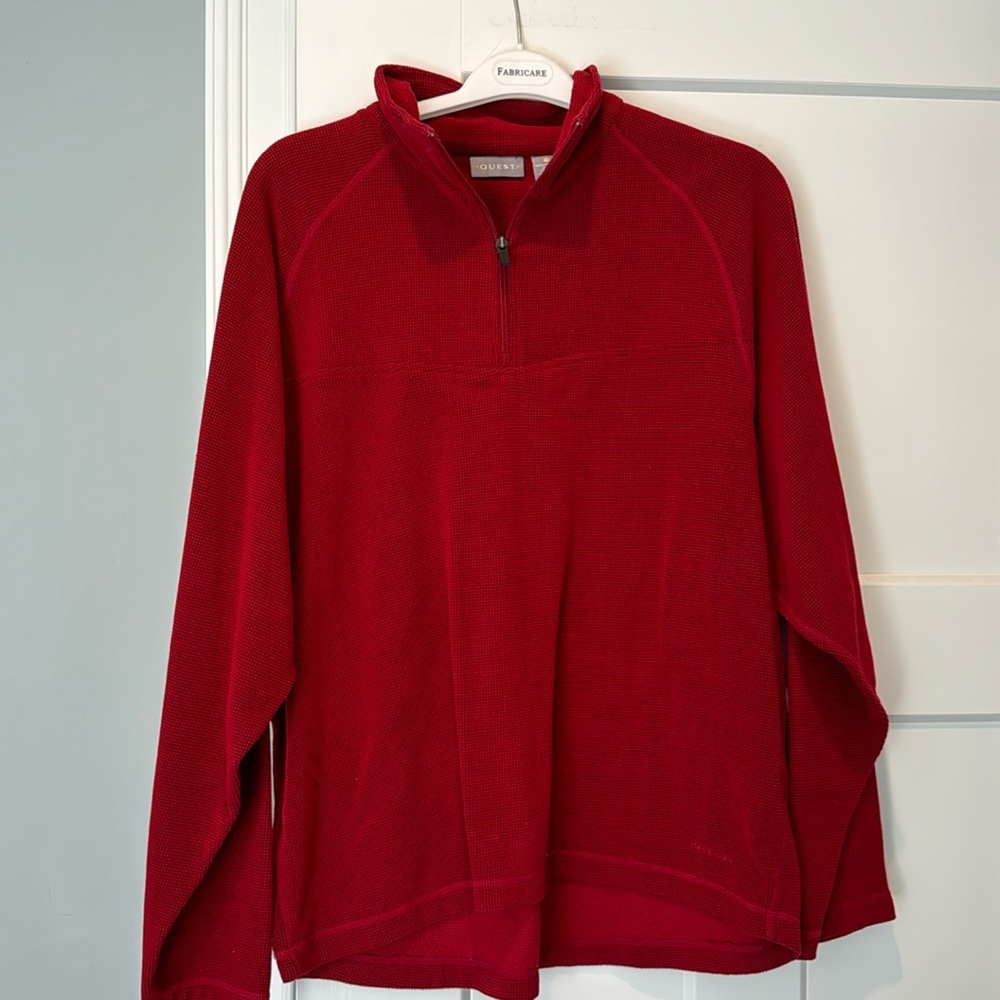 Mens Quest quarter zip pullover